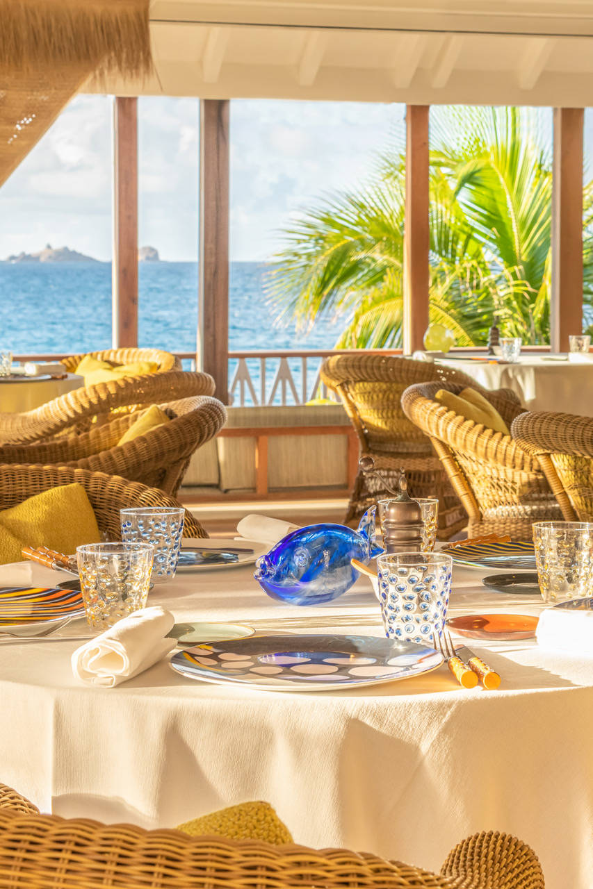 Fine dining at La Case  Cheval Blanc St-Barth Hotel