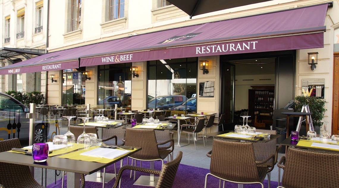 Wine and Beef Lévrier Restaurant A C C E S S Genève