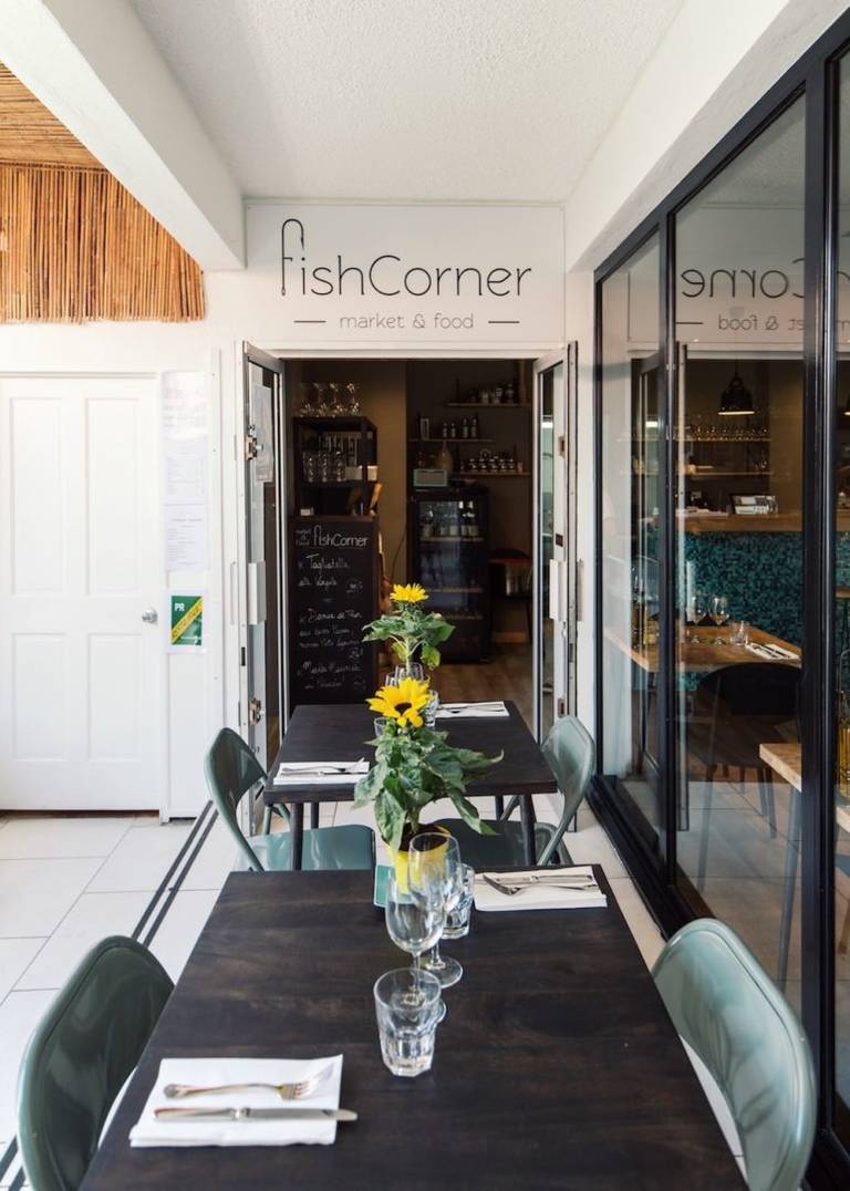 Fish Corner Restaurant menu A C C E S S St Barth