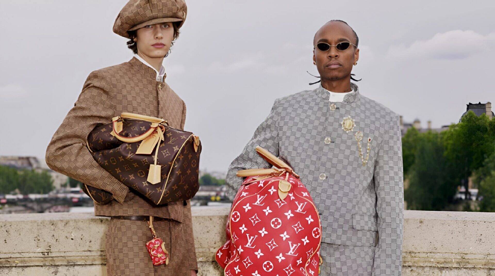 Louis Vuitton Pharrell Williams Unveils His First Spring-Summer 2024 ...